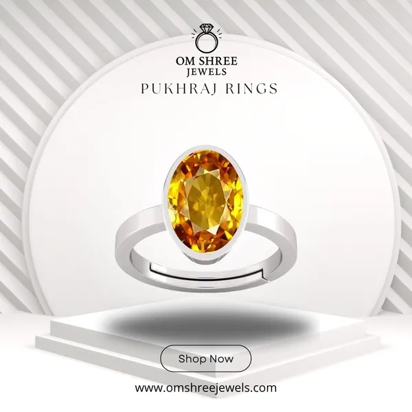 Pukhraj_Stone__Created_Yellow_Sapphire_Gemstone_Adjustable_Women_&_Man_Ring