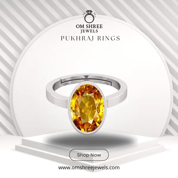 Pukhraj_Stone__Created_Yellow_Sapphire_Gemstone_Adjustable_Women_&_Man_Ring