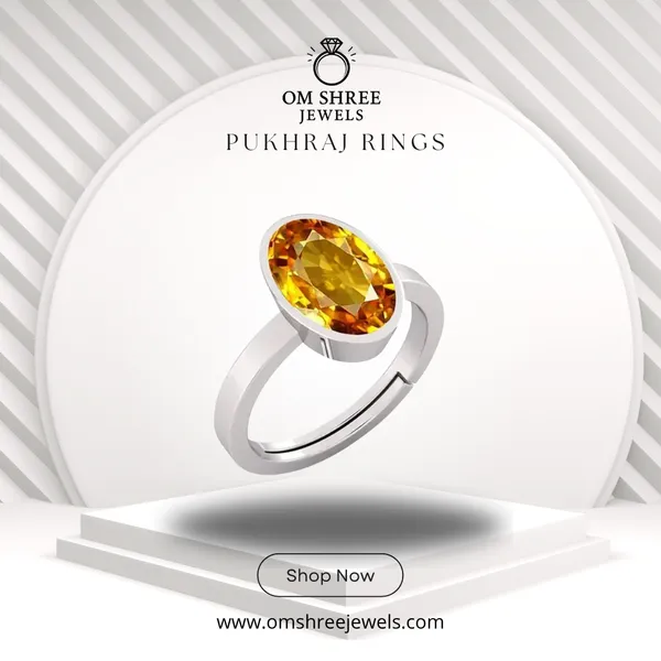 Pukhraj_Stone__Created_Yellow_Sapphire_Gemstone_Adjustable_Women_&_Man_Ring