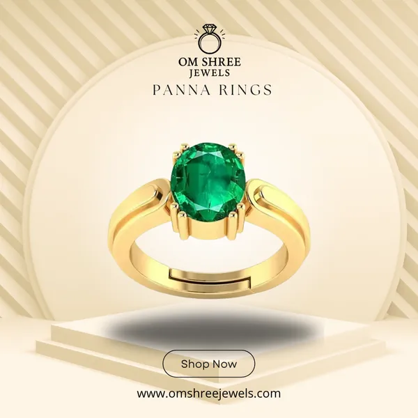 Panna_Stone__Created_Panna_Stone_Emerald_Ring_Adjustable_Woman_Man_Ring