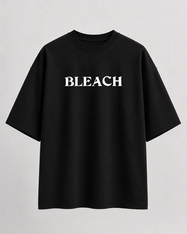 Black_French_Terry_Cotton_Oversized_Bleach_Anime_Graphic_T-Shirt_For_Unisex
