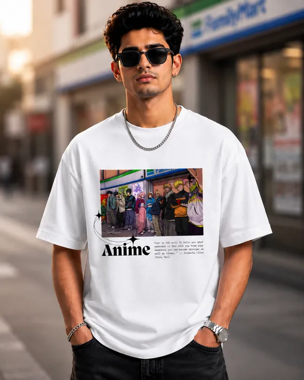 White_French_Terry_Cotton_Oversized_Vt_Vauntrix_Back_Print_T-Shirt_For_Unisex