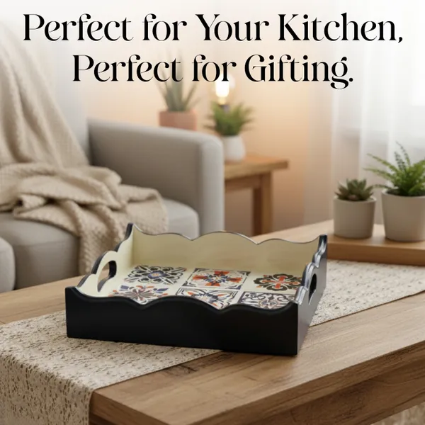 Black_Wooden_Handcrafted_Serving/Decor_Tray_|_Printed_Design_And_Enamel_Coated_For_Premium_Touch_|_Ideal_For_Gifting_|_Home_Decor