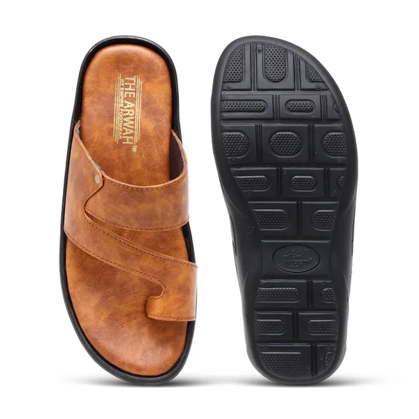 Tan_Stylish_Sandals_And_Slippers_For_Men