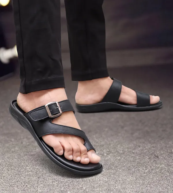 Black_Sandals_And_Flipflops|Soft_Durable_&_Stylish|Comfortable_For_Men