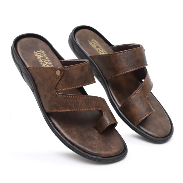 Brown_Stylish_Sandals_And_Slippers_For_Men