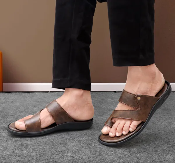 Brown_Stylish_Sandals_And_Slippers_For_Men