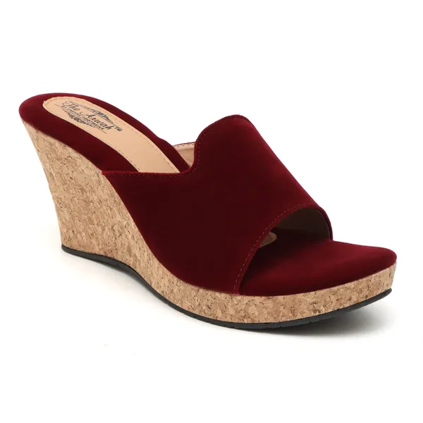 Red_Comfortable_Synthetic_Wedges_For_Women