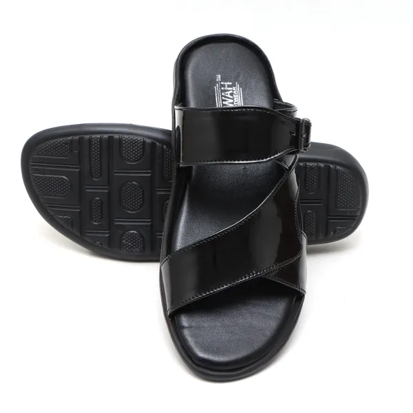 Black_Trendy_Sandals_And_Flipflops_For_Men|Soft_Durable_&_Stylish