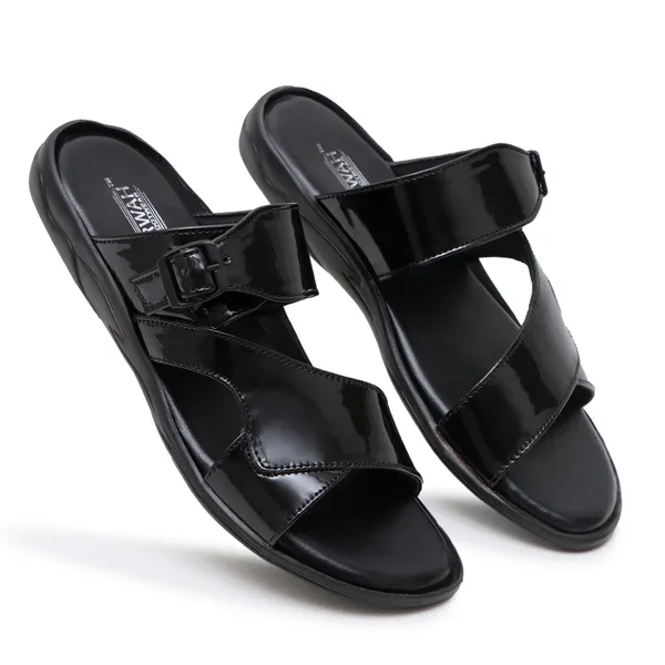 Black_Trendy_Sandals_And_Flipflops_For_Men|Soft_Durable_&_Stylish