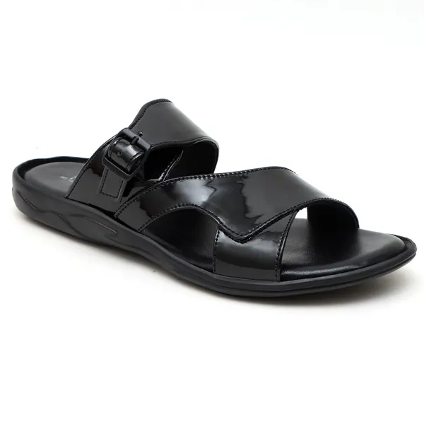 Black_Trendy_Sandals_And_Flipflops_For_Men|Soft_Durable_&_Stylish