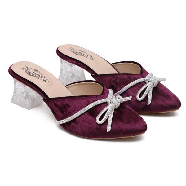 THE_ARWAH_Fashionable_Pointed_Heel_For_Women_|Kitten_Heel