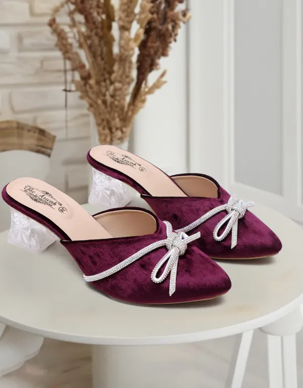 THE_ARWAH_Fashionable_Pointed_Heel_For_Women_|Kitten_Heel