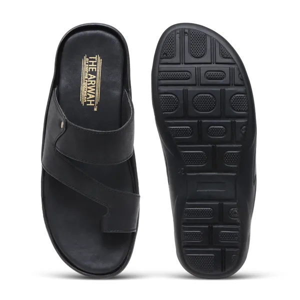 Black_Stylish_Sandals_And_Slippers_For_Men