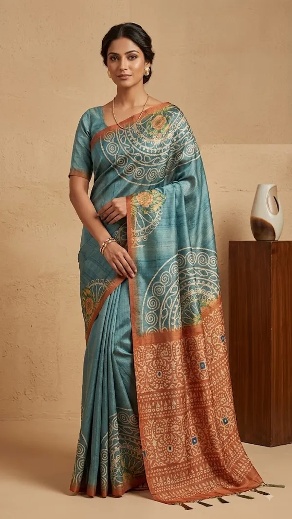 Beautiful_premium_TUSSAR_SILK_SAREE_WITH_UNSTICHED_BLOUSE