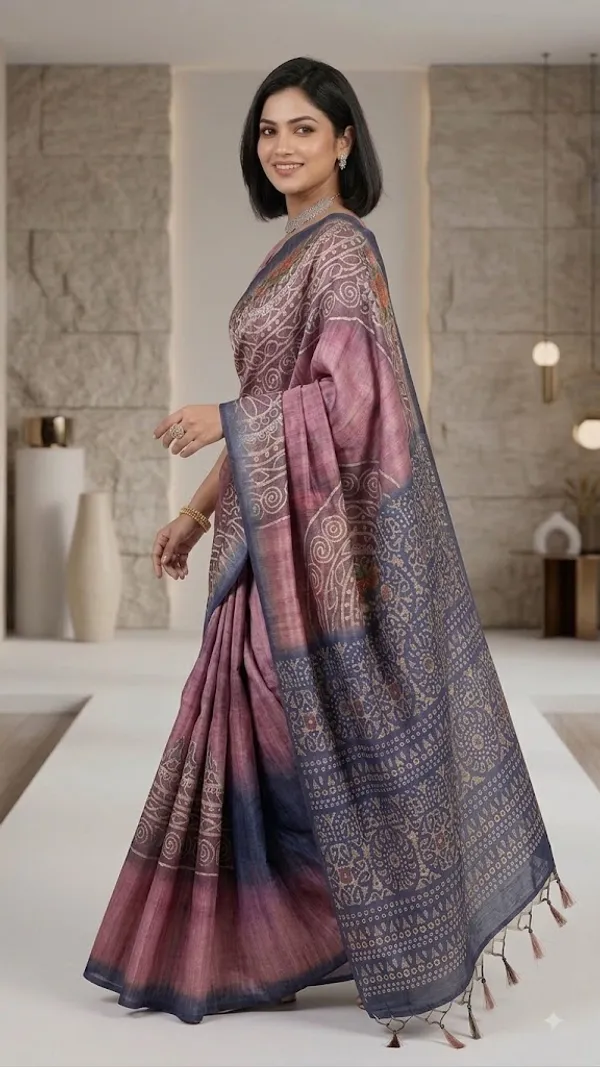 Beautiful_premium_TUSSAR_SILK_SAREE_WITH_UNSTICHED_BLOUSE