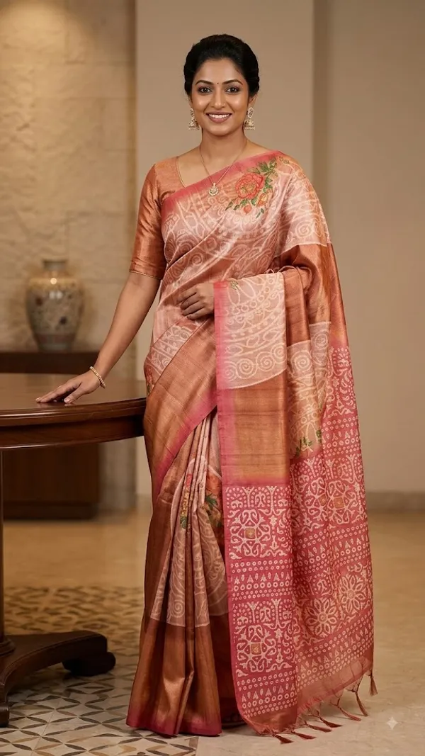 Beautiful_premium_TUSSAR_SILK_SAREE_WITH_UNSTICHED_BLOUSE