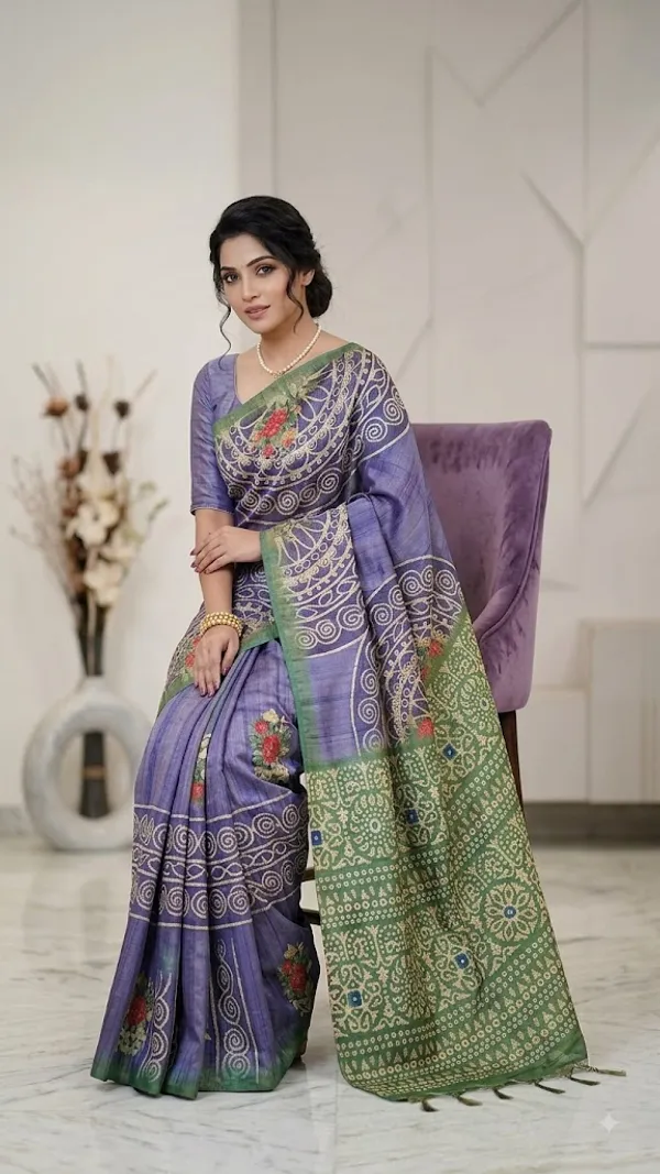Beautiful_premium_TUSSAR_SILK_SAREE_WITH_UNSTICHED_BLOUSE