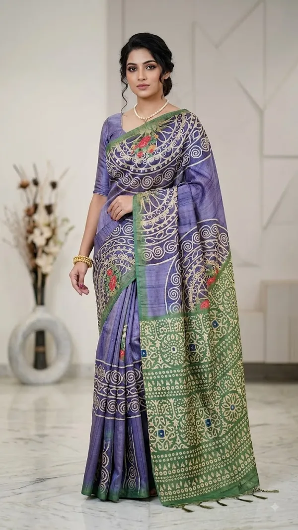 Beautiful_premium_TUSSAR_SILK_SAREE_WITH_UNSTICHED_BLOUSE