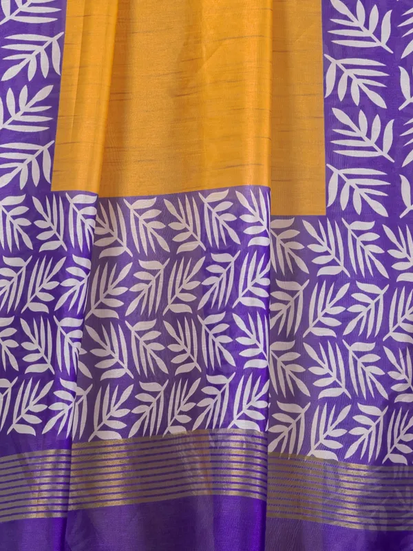Soft_Tussar_Silk_sarees_with_Beautiful_Digital_Print_With_Attractive_Checks_Design_Saree_And_Digital_Print_Blouse_With_Tassels