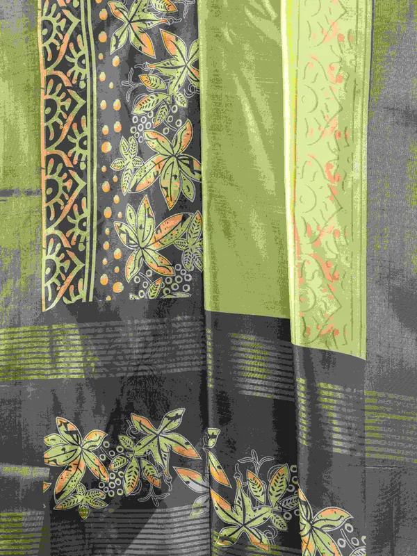 Soft_Tussar_Silk_sarees_with_Beautiful_Digital_Print_With_Attractive_Checks_Design_Saree_And_Digital_Print_Blouse_With_Tassels