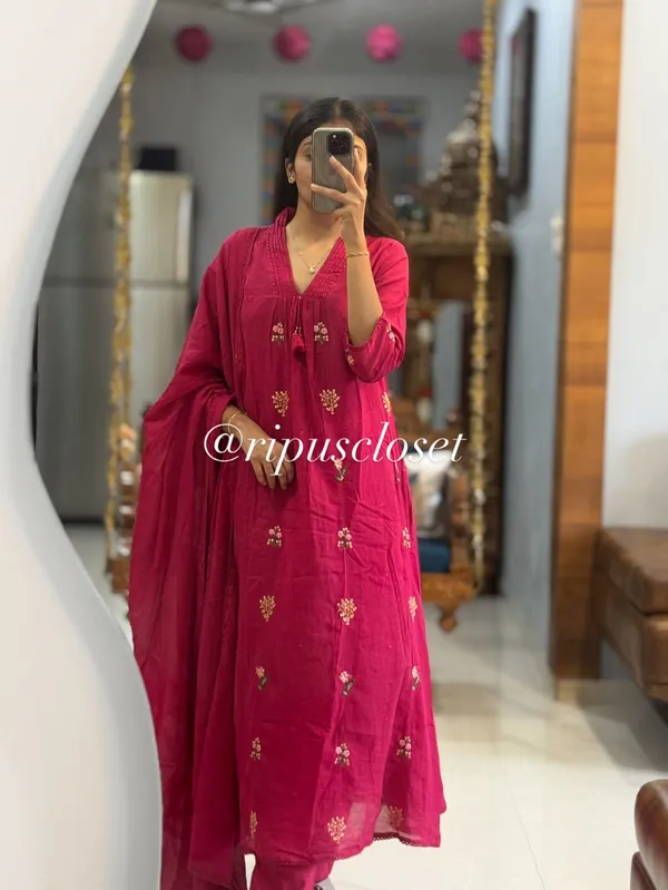 Beautiful_A-line_Kurti_with_Havy_Embroidery_Work