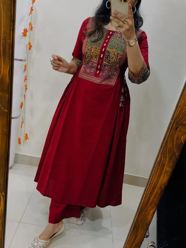 Designer_Heavy_Kurti_Palazzo_Set_in_Premium_Cotton_Fabric🥳