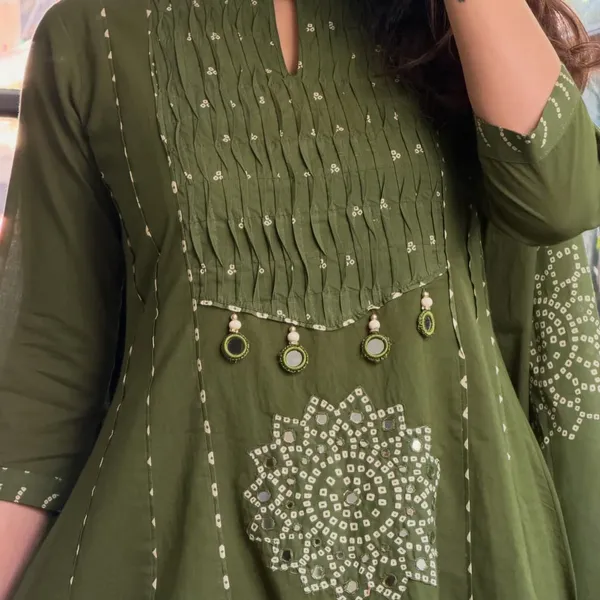 Festive_Beautiful_Anarkali_With_Pant_And_Dupatta_Set