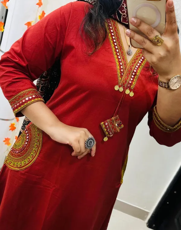Premium_Heavy_Rich_Dhabu_Cotton_Aline_Suit🥳🥳