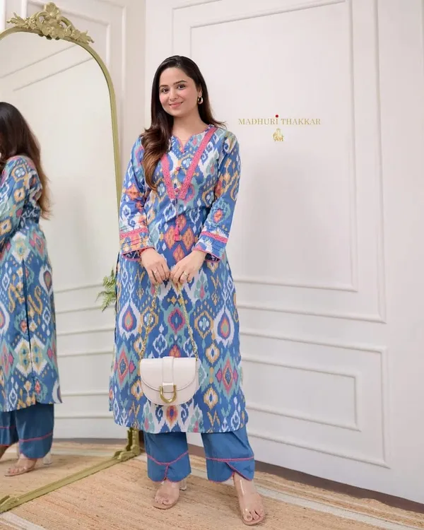 Stylish_Kurti_With_Pant_Set