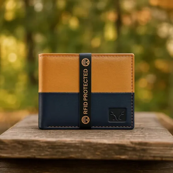 Tan_Blue_Leather_Stylish_Wallet_For_Men