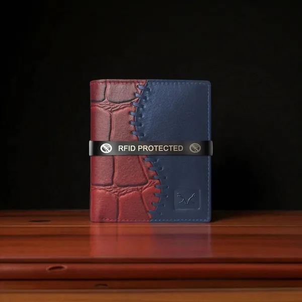 Maroon_Blue_Stylish_Leather_Rfid_Blocking_Wallet_For_Men