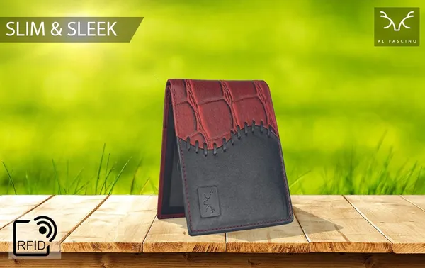 Maroon_Black_Original_Leather_Bi-Fold_Wallets_With_Rfid_Protection_For_Men