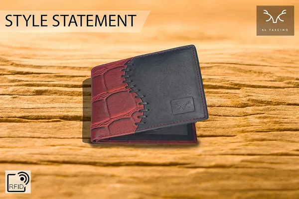 Maroon_Black_Original_Leather_Bi-Fold_Wallets_With_Rfid_Protection_For_Men