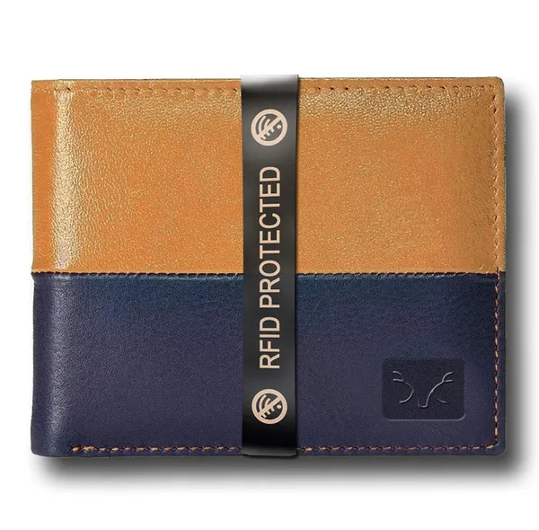 Tan_Blue_Leather_Stylish_Wallet_For_Men