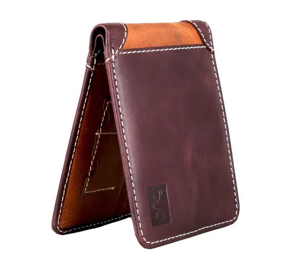Maroon_Tan_Leather_Stylish_Wallet_For_Men