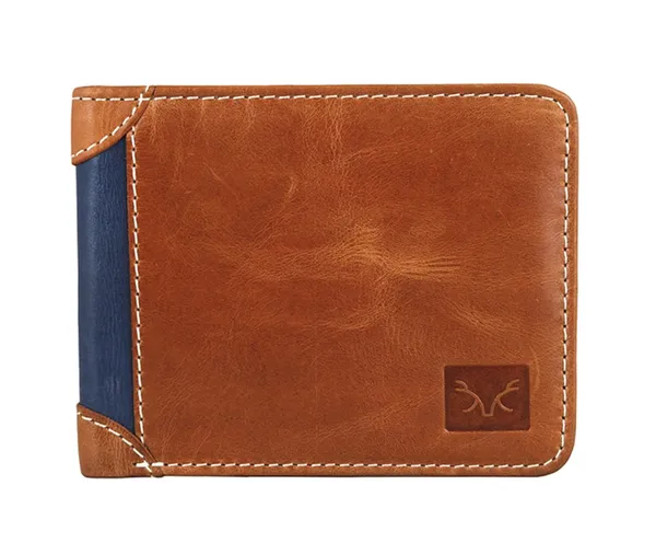 Tan_Blue_Leather_Stylish_Wallet_For_Men