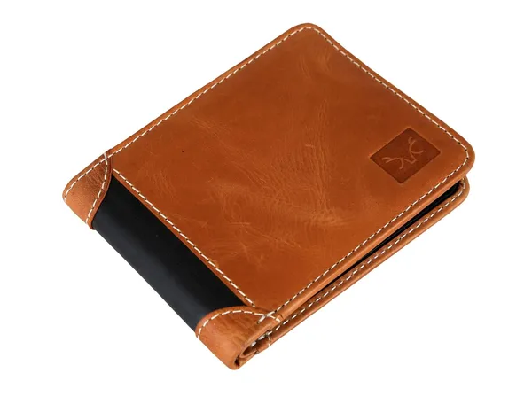Tan_Black_Leather_Stylish_Wallet_For_Men