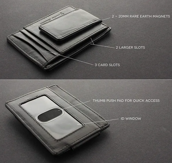 Black_Rfid_Leather_Magnetic_Front_Pocket_Money_Clip_Wallet_For_Men