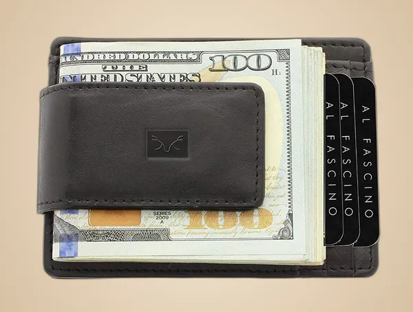 Black_Rfid_Leather_Magnetic_Front_Pocket_Money_Clip_Wallet_For_Men