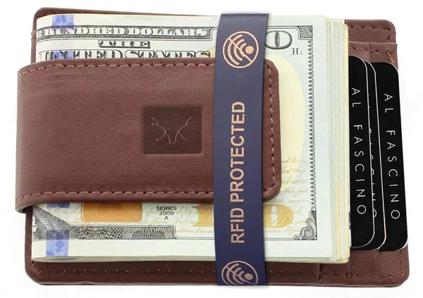 Brown_Rfid_Leather_Magnetic_Front_Pocket_Money_Clip_Wallet_For_Men