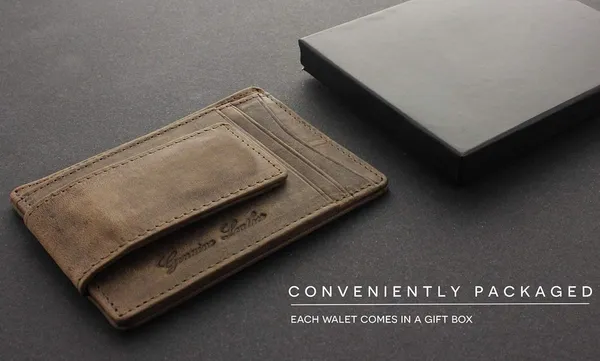 Tan_Rfid_Leather_Magnetic_Front_Pocket_Money_Clip_Wallet_For_Men