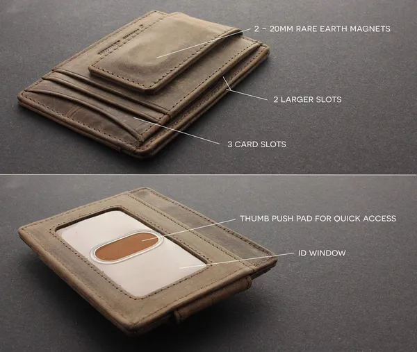Tan_Rfid_Leather_Magnetic_Front_Pocket_Money_Clip_Wallet_For_Men