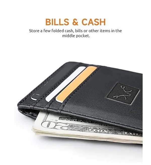 Mens_RFID_Blocking_Slim_Bifold_Wallet_Minimalist_Leather_Small_Wallets