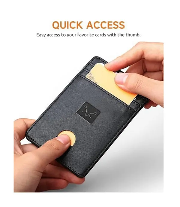 Mens_RFID_Blocking_Slim_Bifold_Wallet_Minimalist_Leather_Small_Wallets