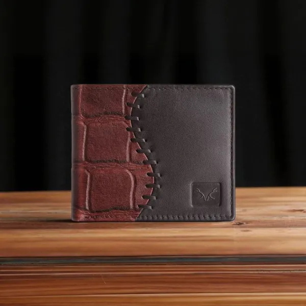 Brown_&_Black_Leather_Rfid_Protected_Wallet_For_Men