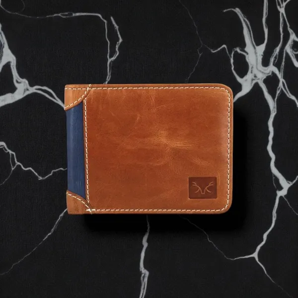Tan_Blue_Leather_Stylish_Wallet_For_Men