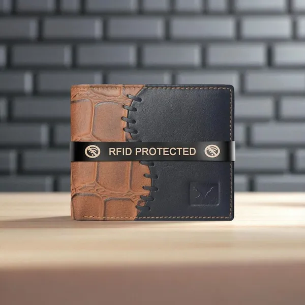 Tan_Black_Leather_Wallet_For_Men