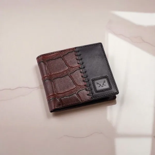 Brown_&_Black_Leather_Wallet_For_Men