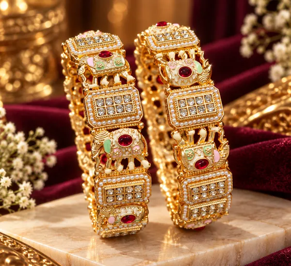 Gold_Stainless_Steel_Bangles_For_Women